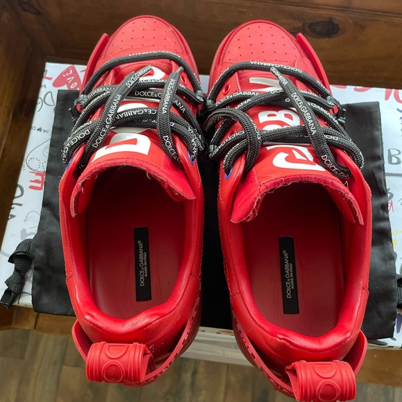 Dolce & Gabbana Portofino sneakers red size IT 43 - Picture 4 of 6